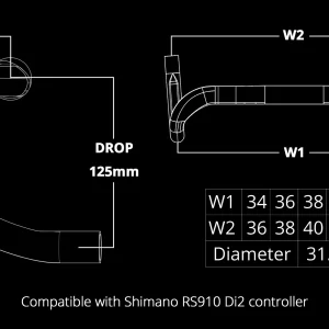 EXS R180 Road Handlebar - Image 7