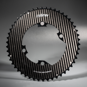 CYBREI METARBON AERO 2X Carbon Chainring Combo 110×4 BCD - Image 3