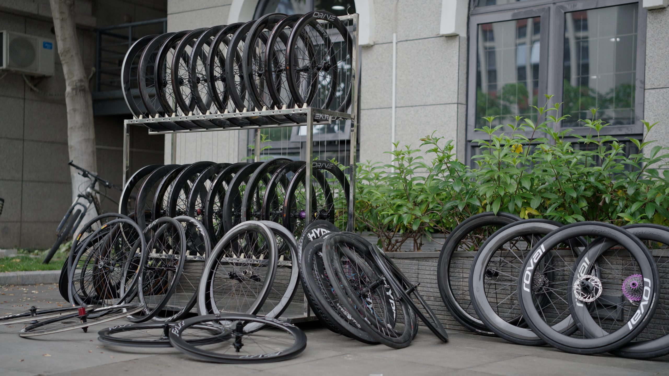 A collection of wheels